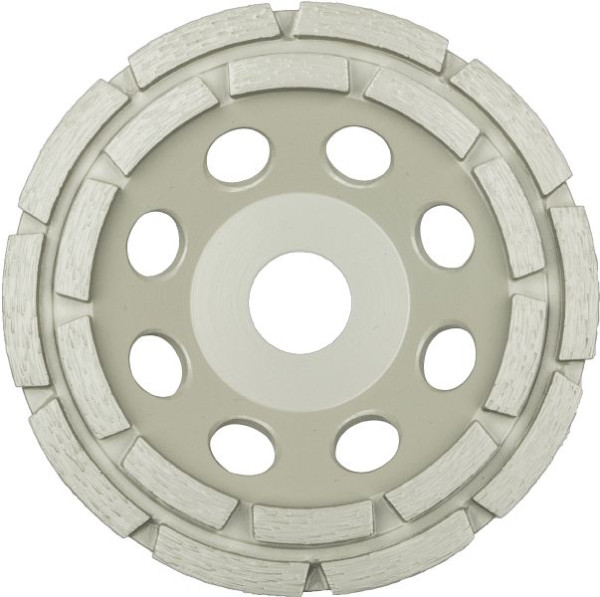 Klingspor DS 600 A Diamantschleifscheiben 115 x 8,2 x 22,23 mm 14 Segmente 8,2 x 5,5 mm 2-Reihig, für Winkelschleifer, 331027