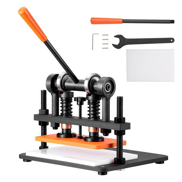 VEVOR Leder Stanzmaschine Manuell 28 x 14 cm, 1,5 t Belastbar Geeignet für Leder, PVC/EVA-Schaumstoff, nicht Klebende Materialien, SDSLPGYHJ28XE5XVZV0