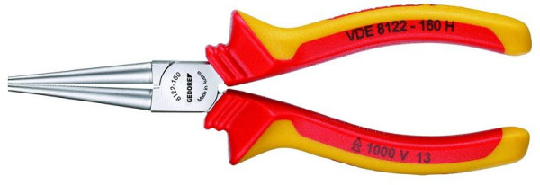 GEDORE VDE-Rundzange mit Hüllenisolierung, 160 mm Gesamtlänge, 1552104