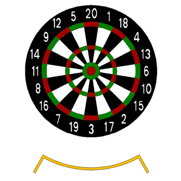 Stein HGS Spielplatzmarkierung DecoMark® 'Dartbrett', 12935