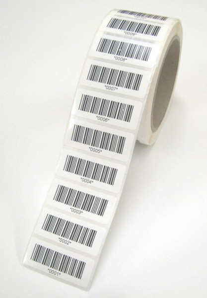 HT Instruments Barcode-Etiketten, VE: 1000 Stück auf Rolle, 2008550