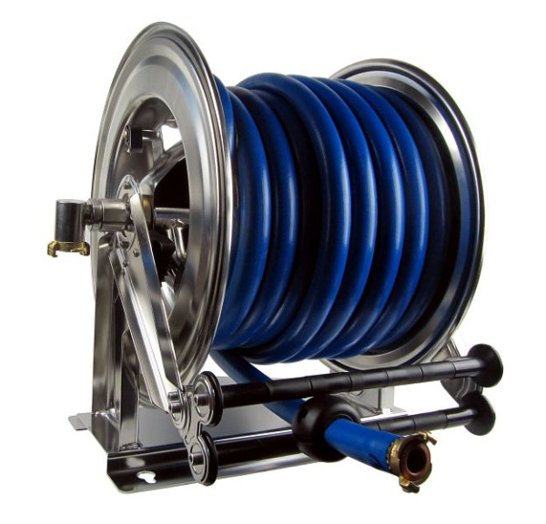Ebinger Schlauchaufroller OSM 710, Max. 15bar/100°C, 40m - 19mm ID Lebensmittelschlauch, 1.714.237