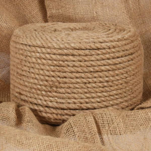 vidaXL Seil 100% Jute 12 mm 100 m, 91274, 8718475559207