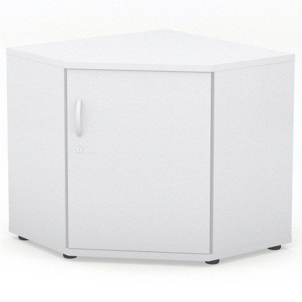 Deskin Eckschrank MULTI M pro, Dekor: Lichtgrau, BxHxT: 800 x 750 x 800 mm, 258436