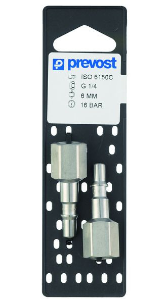 Prevost 2 Nippel-Set mit Innengewinde, G 3/8, VE: 2 Stück, CRP 066102P2