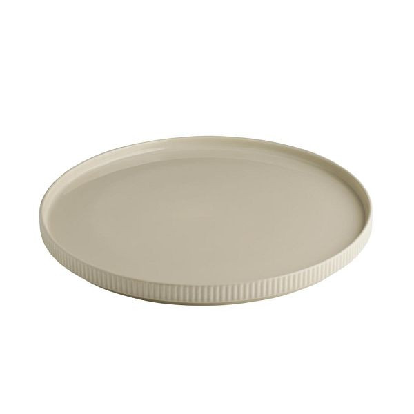 APS Teller THE GRID - Porzellan, Ø 32 cm, Farbe sand, stapelbar, 19044