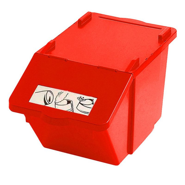 STEIN HGS Recycling-Box, rot, Polypropylen, 83520.0001