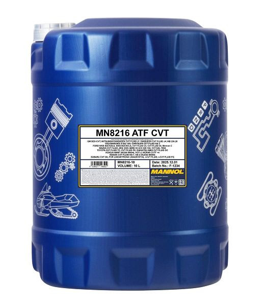 MANNOL Getriebeöl 8216 ATF CVT, VE: 10 l, MN8216-10