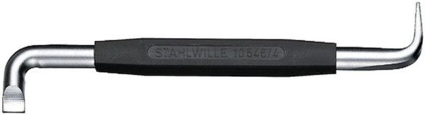 STAHLWILLE Winkelschraubendreher Nr.10546 TORX-Größe 1 Länge 90 mm, 73272001
