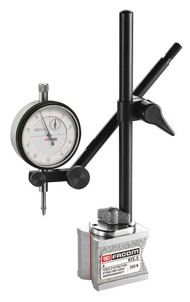 Facom Messuhr mit magnetischem Messtisch-Fuss, 812A