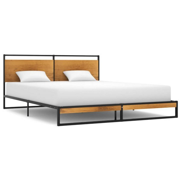vidaXL Bettgestell Metall 160x200 cm, 324866, 8720286196069