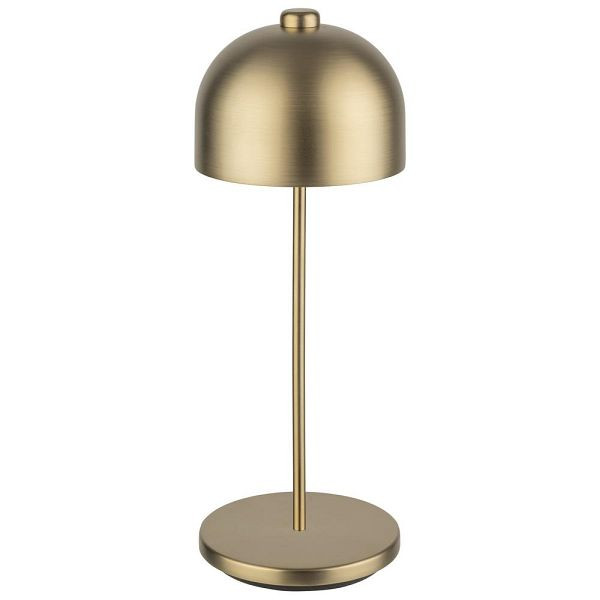 APS "JOSEF" Kabellose USB-C Tischleuchte, Fartemperatur und Helligkeit einstellbar, spritzwasssergeschützt IP 54, Champagner, 17052