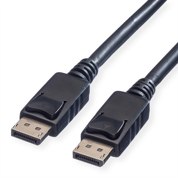 VALUE DisplayPort Kabel, DP ST - ST, LSOH, schwarz, 10 m, 11.99.5766