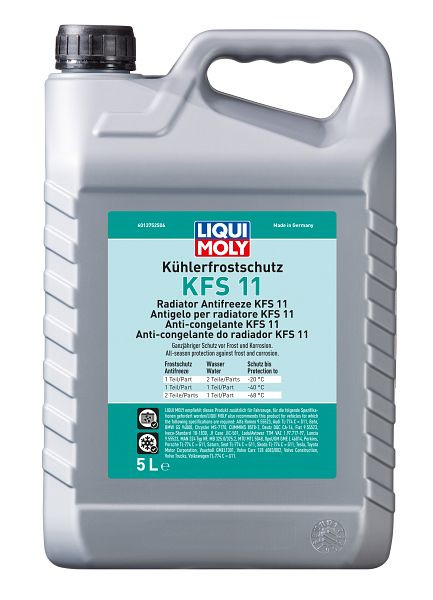 LIQUI MOLY Kühlerfrostschutz KFS 11, Kanister Kunststoff, VE: 5 Liter, 21150
