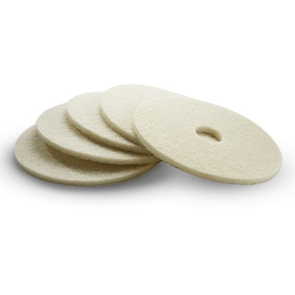 Kärcher Pad, weich, beige, 508 mm, VE: 5 Stück, 6.369-468.0
