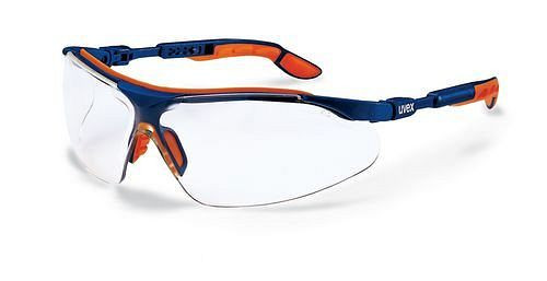 uvex Bügelbrille i-vo 9160 mit Duo Component Technology, blau-orange, 188853