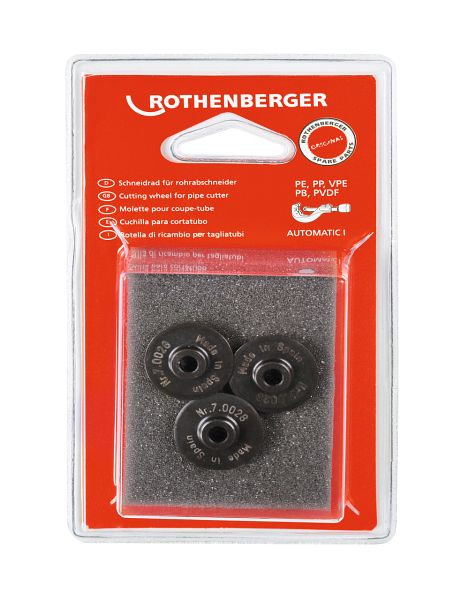 Rothenberger Schneidrad für TC 67 PL, 1 Stück, 70028, 4004625700280