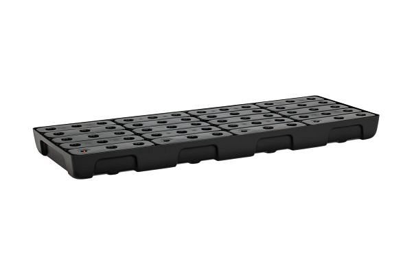 Cemo PE-Kleingebinde-Regalauffangwanne 130 x 50 mit Rost / 36 l, 11738