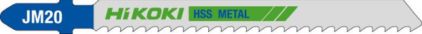 HiKOKI Stichsägeblatt Metall HSS JM20/T127D, VE: 5 Stück, 750012