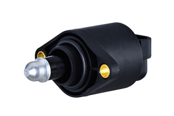 HELLA Leerlaufregelventil, Luftversorgung, 12V, 4-polig, geschraubt, elektrisch, Anzahl der Befestigungsbohrungen: 2, mit Dichtungen, 6NW 358 192-121