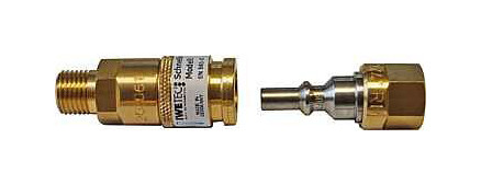 Iwetec Schnellkupplung Schlauch-Schlauch, Brenngas 3/8 LH, 551107