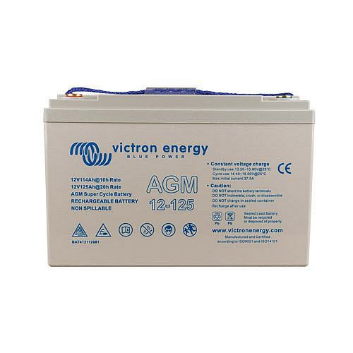 Victron Energy Batterie AGM Super Cycle 12V 125Ah, 340480