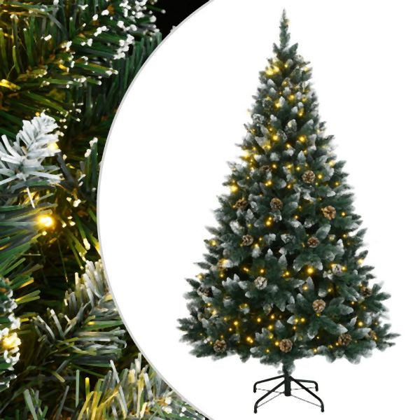 vidaXL Künstlicher Weihnachtsbaum 300 LEDs 180 cm, 3315775