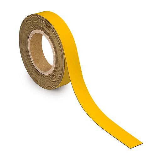 MAUL Kennzeichnungsband magnetisch, 10 m x 30 mm x 1 mm, gelb, 307932