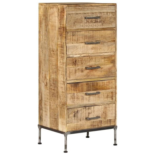 vidaXL Kommode 45 x 35 x 106 cm Mango-Massivholz, 247806