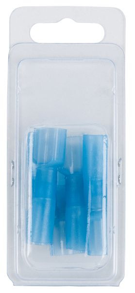 KS Tools Sortiment isolierter Quetschverbinder, blau, AWG16-14, 6-teilig Stecker, 970.0650