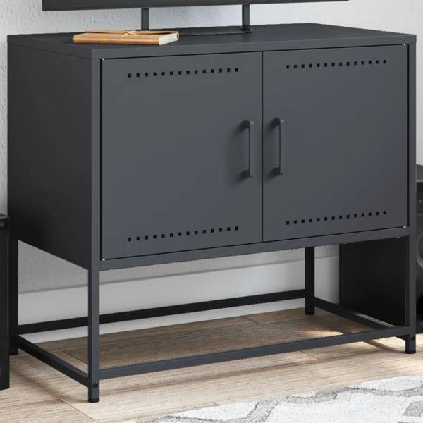 vidaXL TV-Schrank Anthrazit 68,5x39x60,5 cm Stahl, 846472