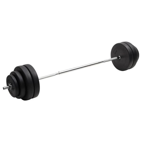 vidaXL Langhantel mit Gewichten 60 kg, Top-Qualität, 3145020