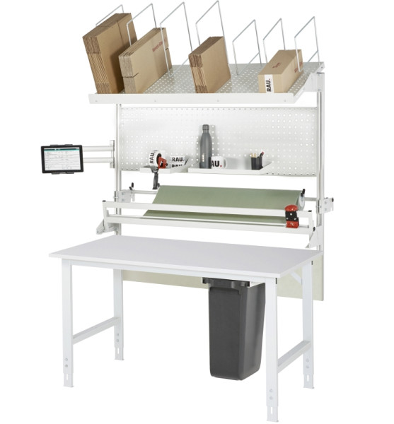 RAU Packtisch Komplettset 06, AT-Tom, B1500 x T1000, M-Platte, 06-625M10-15-VP06.12