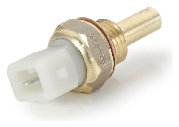 HELLA Sensor, Kühlmitteltemperatur, 12V, 2-polig, geschraubt, mit Dichtung, 6PT 009 107-351