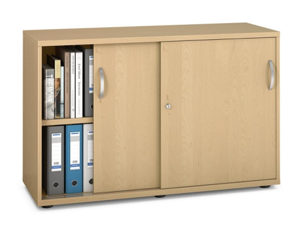 Deskin Schiebetürenschrank MULTI MODUL-PRO, Buchedekor, B 1200 x H 780 x T 420 mm, 352209