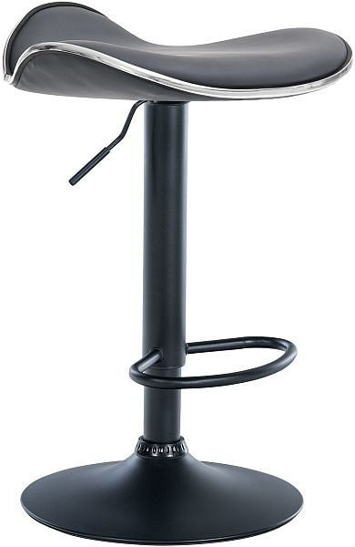 CLP Barhocker Shanghai Kunstleder schwarz, grau, 323799