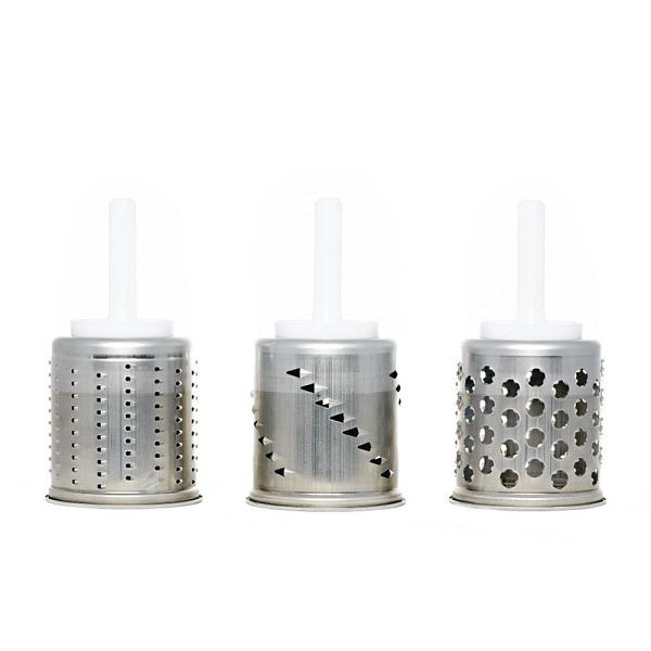 KitchenAid Zusatzpresskegel 5KSMEVMSC, mit Pürierkegel, Juliennkegel und feinem Zerkleinerkegel, AD293