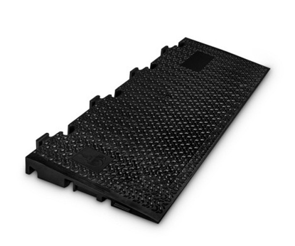GIFAS Rampenmodul MIDI 5 2D (Rollstuhlrampe), Länge: 100cm, schwarz, 300935