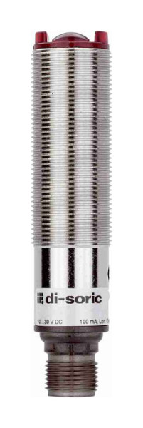 di-soric OH 18-1 M 130 P4-B4 Lichttaster mit Hintergrundausblendung, Stecker, M12, 4-polig, pnp, 100 mA, antivalent, 208300