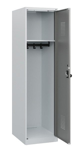 C+P Spind Evolo PLUS, 1 Abteil, 1530x400x500mm, 7035/0004, Drehriegel, 0490005-12 S10014