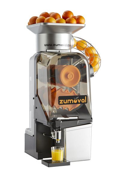 ZUMOVAL Orangensaftpresse MINIMATIC in silber- Tischgerät mit Edelstahlzapfhahn, ZV-12021-silber