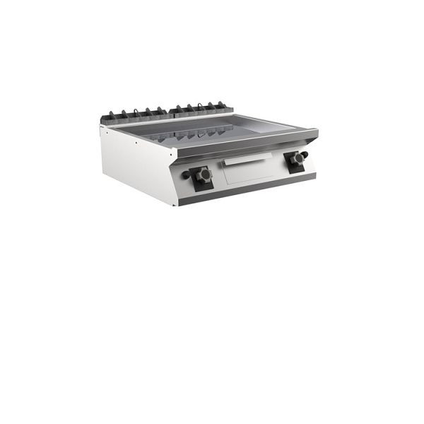 Mareno M1-900 Gasgrillplatte mit glatter Chromplatte, 80cm, 800(B)x920(T)x250(H)mm, FT98GLCT, 191.218