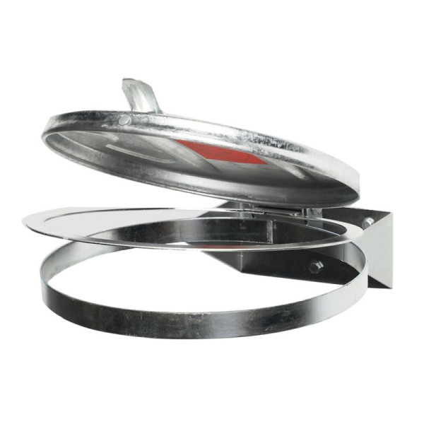 Stein HGS Müllsackhalter -Cubo Leya-, verzinkt/Kunststoff/ schwarz, 17415