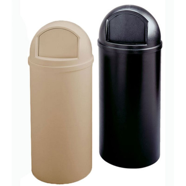 Stein HGS Abfallbehälter -Marshal- Rubbermaid, 94,6 Liter / 450 x 1067 mm / beige, 12298