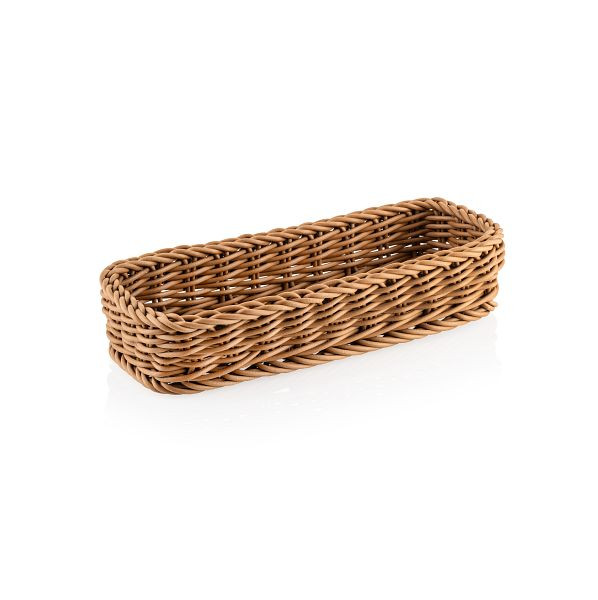 WAS Besteckkorb Systemkorb / Besteckkorb braun, 27 x 10 x 5 cm, 5076127