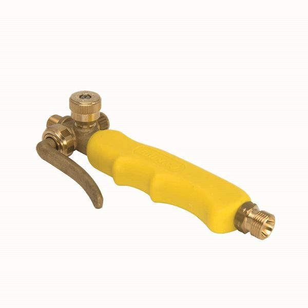 BRINKO Propan-Handgriff, mit Regulier- und Momenthebelventil, Ausgang M14 x 1 Schlauchanschluss G 3/8 " LH, 4400