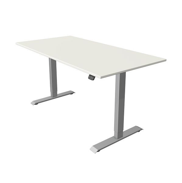 Kerkmann Kompakttisch B 1600 x T 800 mm, elektrisch höhenverstellbar von 740-1230 mm, Weiß, 10227010