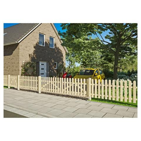 T&J HEIKO-Gartentor gerade 100 x 100 cm, Latten 20/90 mm, glatt, kdi grün, Riegel 28/70 mm, ohne Beschlag, 16022