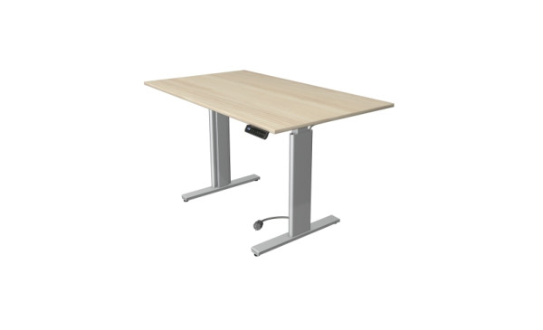 Kerkmann Sitz-/Stehtisch Move 3 tube, B 1400 x T 800 mm, elektrisch höhenverstellbar von 720-1200 mm, Ahorn, (Montage), 10236550-1