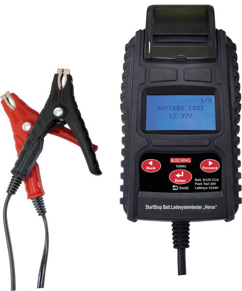 Busching StartStop Batterie/Ladesystemtester "Heros", Batterie 6/12V / 24V Pack Test / Ladesys.12/24V, 100902